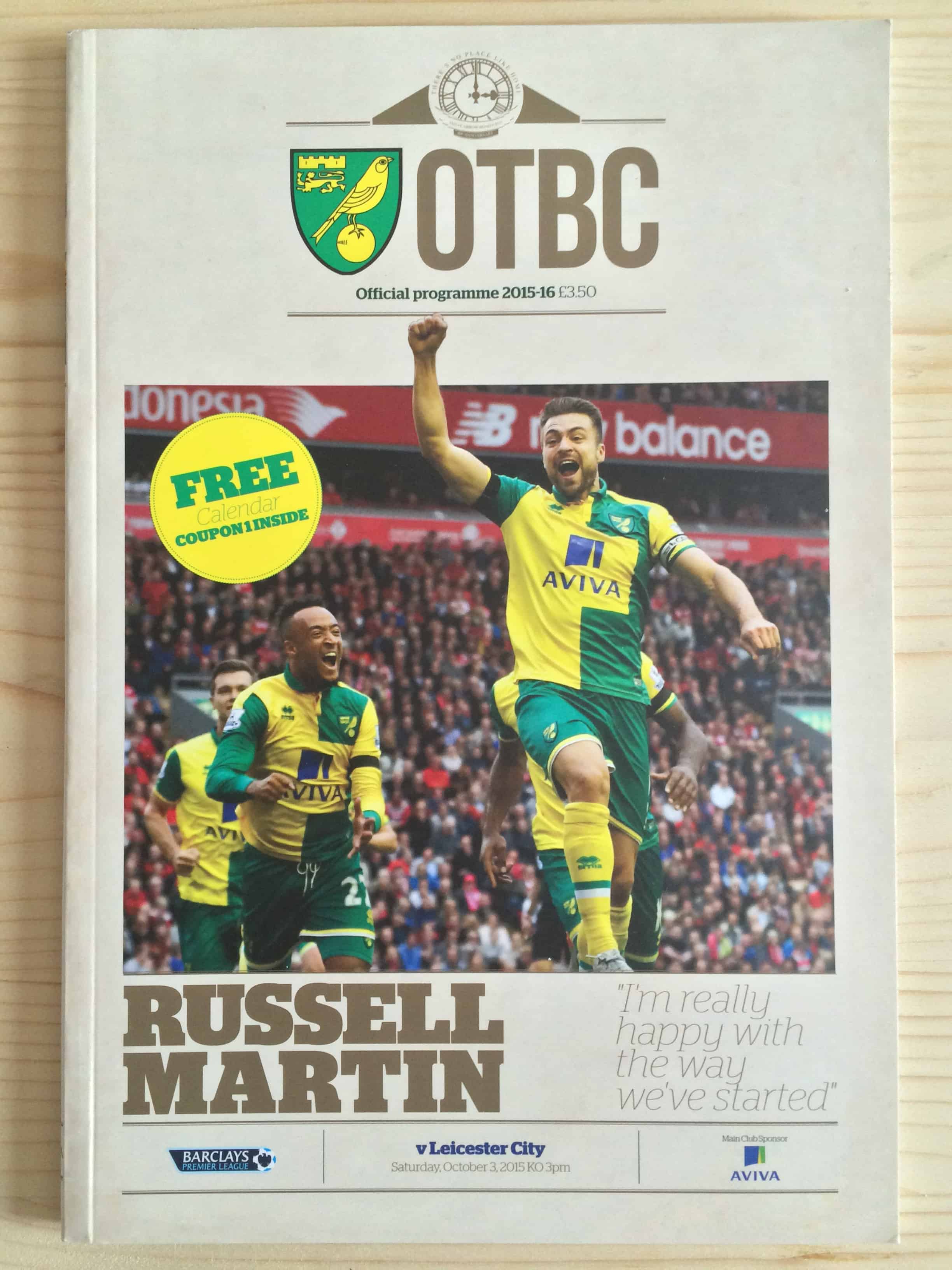 Norwich City FC v Leicester City FC